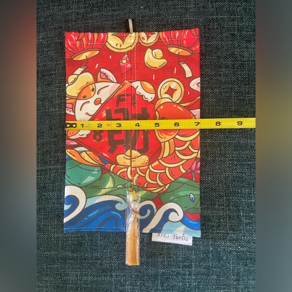 New Asian Chinese Koi Fabric tissue box cover - Picture 5 of 6